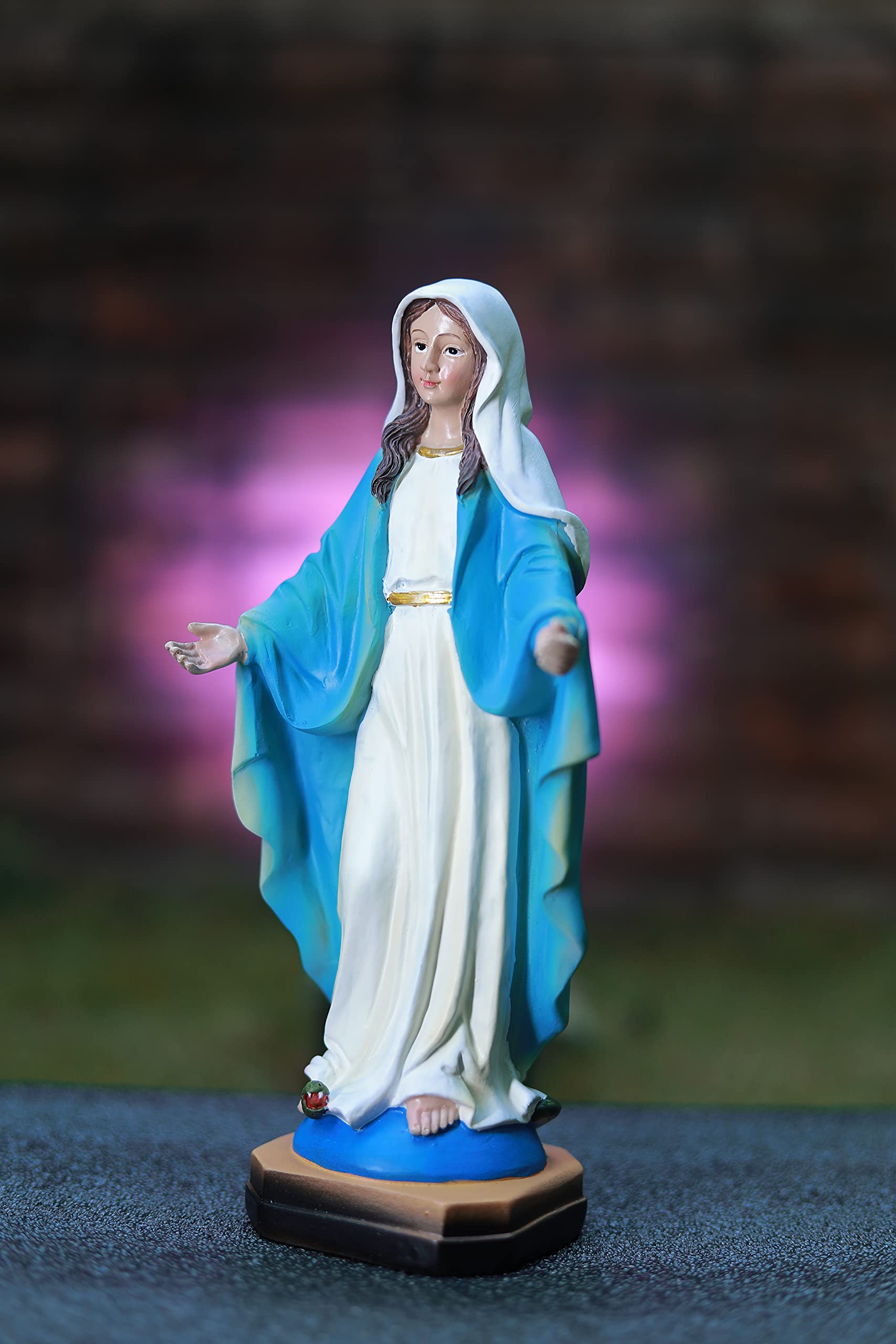 マリア像 ポリレジン製 約30cm Amazon.co.jp: Breeze Handicrafts ポリレジン キリスト教の像 装飾